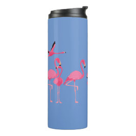 Flamingo verzamelen thermosbeker