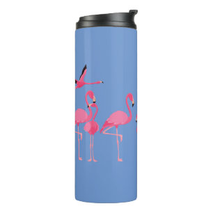 Flamingo verzamelen thermosbeker