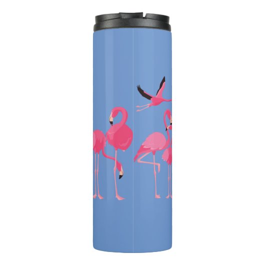 Flamingo verzamelen thermosbeker (Achterkant)