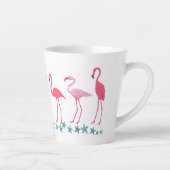 Flamingo-verzameling en zeester latte mok (Rechts)