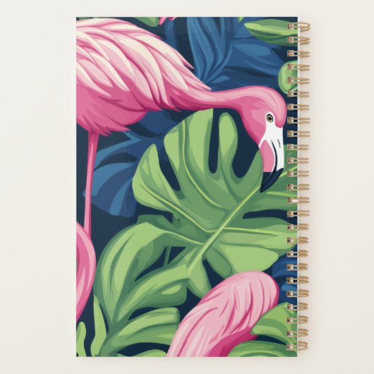 Flamingo Vibes-Notitieboek Planner (Achterkant)