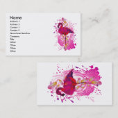 Flamingo Visitekaartje (Voorkant / Achterkant)
