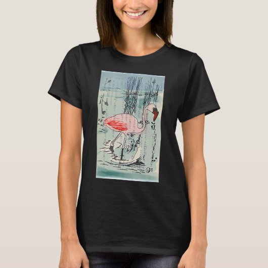 Flamingo Vissers T-shirt (Voorkant)