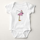 Flamingo Vist Fisher Gevist staaf Romper (Voorkant)