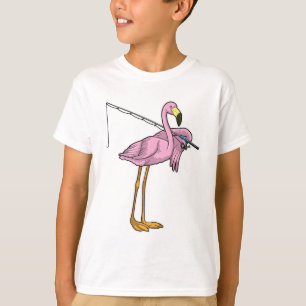 Flamingo Vist Fisher Gevist staaf T-shirt