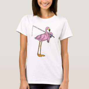 Flamingo Vist Fisher Gevist staaf T-shirt