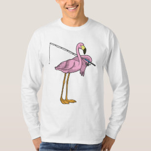 Flamingo Vist Fisher Gevist staaf T-shirt