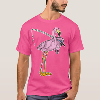 Flamingo Vist Fisher Gevist staaf T-shirt