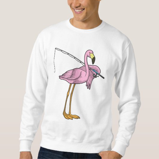 Flamingo Vist Fisher Gevist staaf Trui (Voorkant)