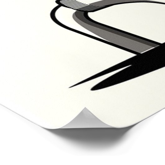 flamingo, vogel, roze, dierlijk, grappig, schattig poster (Hoek)