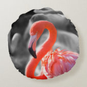 Flamingo Vogelfotografie Rond Kussen (Achterkant)