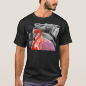 Flamingo Vogelfotografie T-shirt (Voorkant)