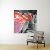 Flamingo Vogelfotografie Wandkleed (In Situ (horizontaal))