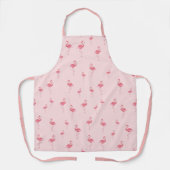 Flamingo vogels patroon schort (Voorkant)