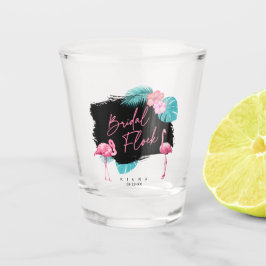 Flamingo Vrijgezellen Bruidsvlucht ID930 Shot Glas