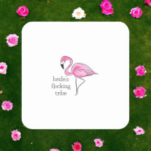 Flamingo vrijgezellenfeest bruidsmeisje kudde stam