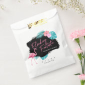 Flamingo vrijgezellenfeest Flocking Fantastisch V2 Bedankzakje (Gezegeld)