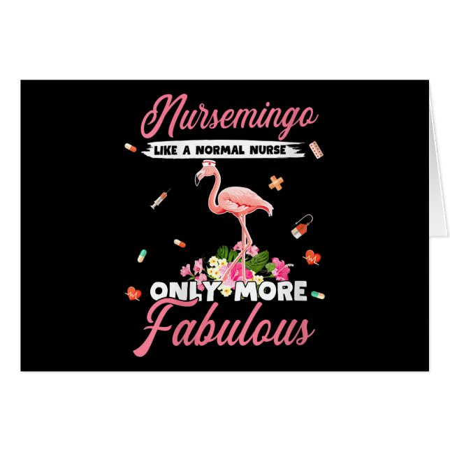 Flamingo | Vrouwen Nursemingo als normale verpleeg (Voorkant Horizontaal)