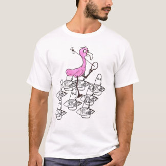 flamingo vs. wezen t-shirt