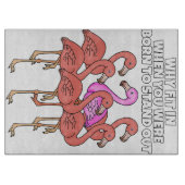 Flamingo waarom in toen je werd geboren om uit te snijplank (Voorkant)