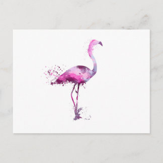 Flamingo Wall Art Roze Print Poster Briefkaart