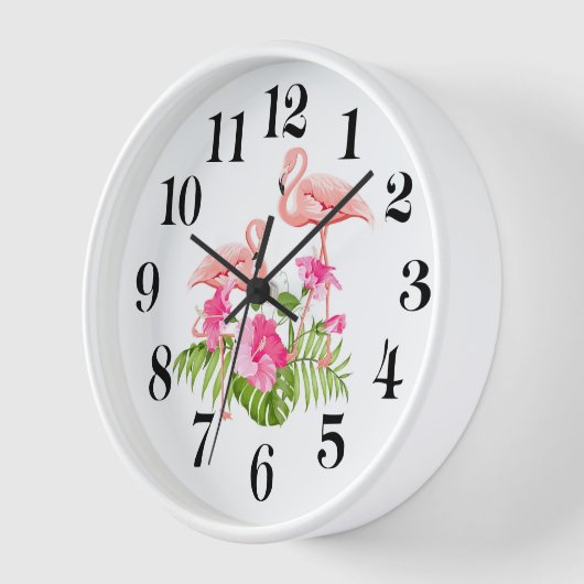 Flamingo Wall Clock (Hoek)