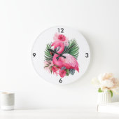 Flamingo Wall Clock Grote Klok (Huis)