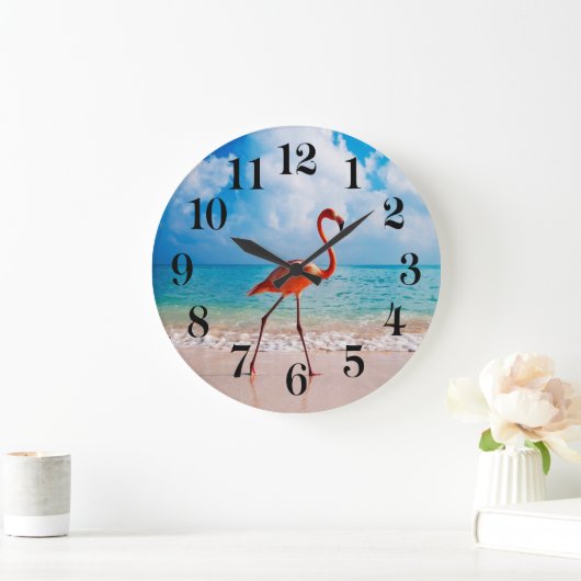 Flamingo Wall Clock Grote Klok (Huis)