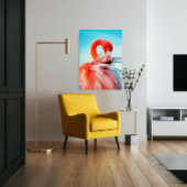 Flamingo wandkunst poster