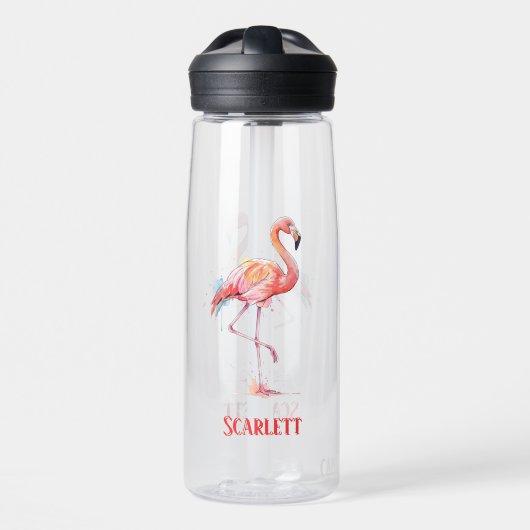 Flamingo Waterfles (Voorkant)