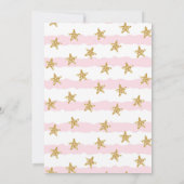 Flamingo Watermelon Girl Birthday Party Kaart (Achterkant)