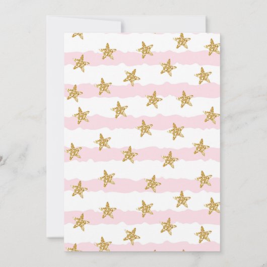 Flamingo Watermelon Girl Birthday Party Kaart (Achterkant)