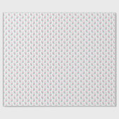 Flamingo & Watermelon Pastel Pattern Cadeaupapier (Vlak)