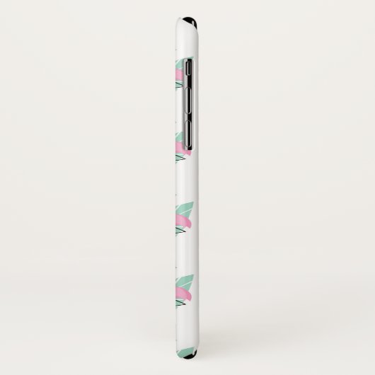 Flamingo & Watermelon Pastel Pattern Case-Mate iPhone Case (Achterkant/links)
