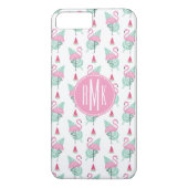 Flamingo & Watermelon Pastel Pattern Case-Mate iPhone Case (Achterkant)