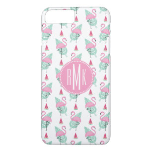 Flamingo & Watermelon Pastel Pattern Case-Mate iPhone Case