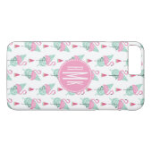 Flamingo & Watermelon Pastel Pattern Case-Mate iPhone Case (Achterkant (Horizontaal))