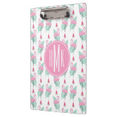 Flamingo & Watermelon Pastel Pattern Klembord (Links)