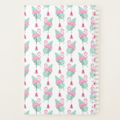 Flamingo & Watermelon Pastel Pattern Planner (Achterkant)