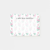 Flamingo & Watermelon Pastel Pattern Post-it® Notes (Voorkant)