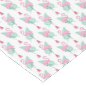 Flamingo & Watermelon Pastel Pattern Tafelkleed (Gekanteld)
