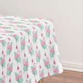 Flamingo & Watermelon Pastel Pattern Tafelkleed (Voorbeeld)