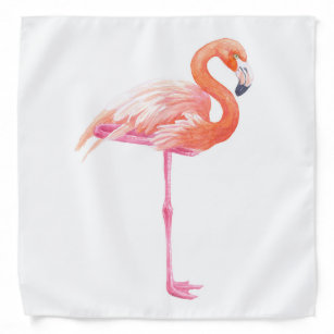 Flamingo-waterverf Bandana