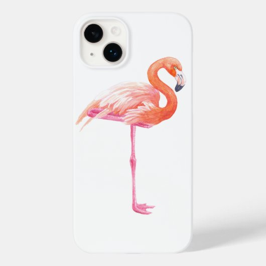 Flamingo-waterverf Case-Mate iPhone Case (Achterkant)