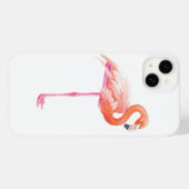 Flamingo-waterverf Case-Mate iPhone Case (Achterkant (horizontaal))