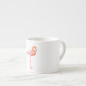 Flamingo-waterverf Espresso Kop (Voorkant rechts)