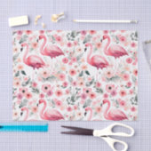 Flamingo Waterverf Girly Hot Roze Tissuepapier (Craft)