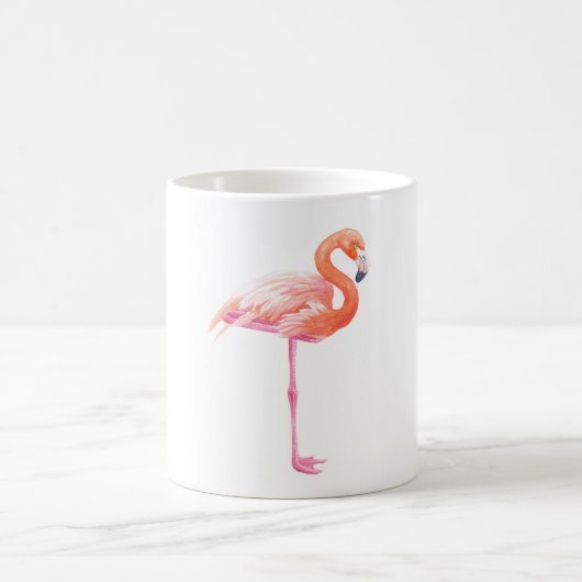 Flamingo-waterverf Koffiemok (Center)