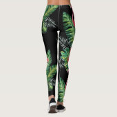 Flamingo-Waterverf Leggings (Achterkant)