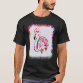 Flamingo Waterverf Love T-shirt (Voorkant)